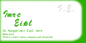 imre eipl business card